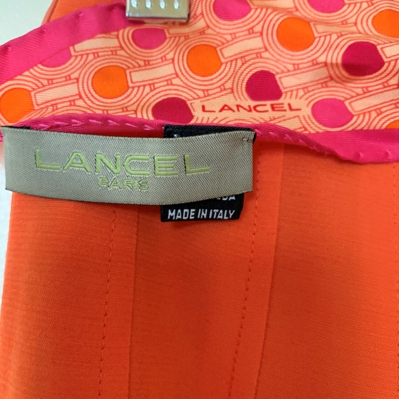Elegant Orange A-Line Skirt - Picture 6 of 7